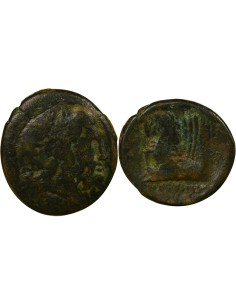 Grèce (Acarnanie) 1 unité Bronze 219-211 Av JC Œniadæ