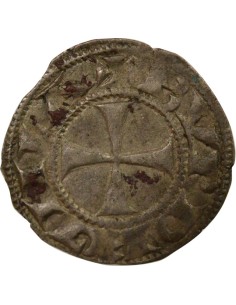 Duché d'Aquitaine Guillaume X 1 denier Billon 1127-1137 K Bordeaux 2