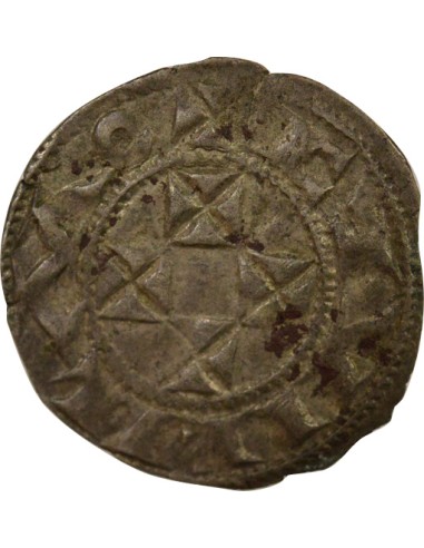 Duché d'Aquitaine Guillaume X 1 denier Billon 1127-1137 K Bordeaux