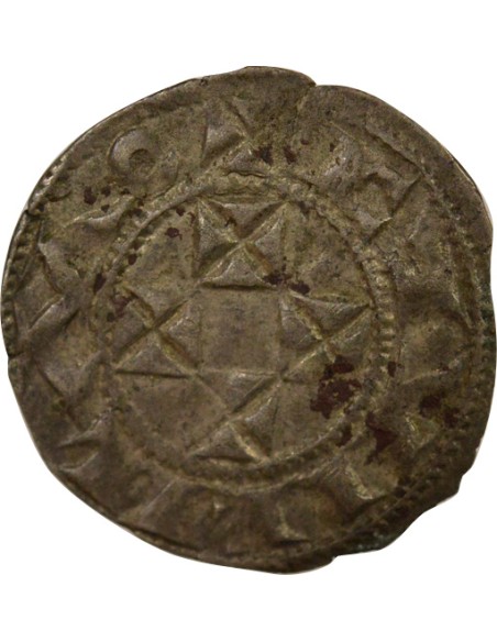 Duché d'Aquitaine Guillaume X 1 denier Billon 1127-1137 K Bordeaux