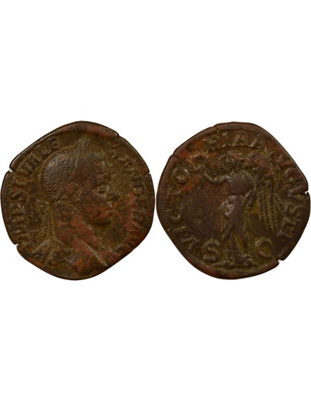Rome Empire Alexandre Sévère Victoria 1 sesterce Bronze 231 R Rome