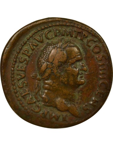 Rome Empire Vespasien Aequitas 1 as Cuivre 74 R Rome