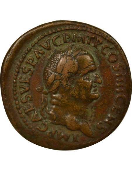 Rome Empire Vespasien Aequitas 1 as Cuivre 74 R Rome