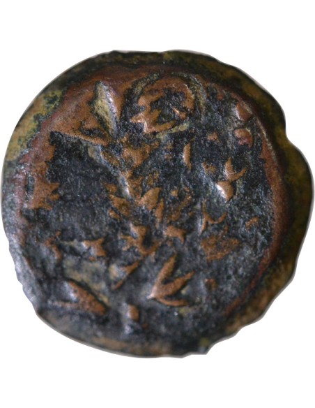 Judée Alexandre Jannée 1 prutah Bronze 103-76 Av JC Jérusalem