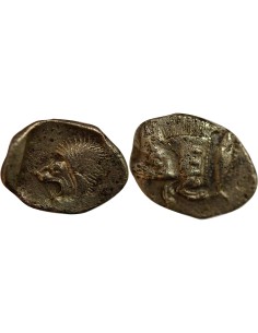 Grèce (Mysie) 1 obole Argent 480-420 Av JC Cyzique