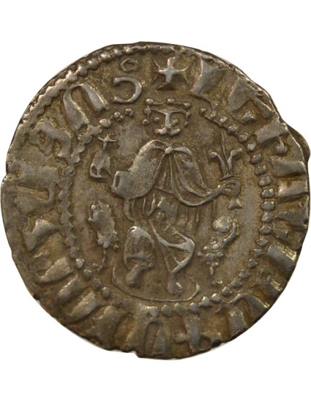 Arménie Levon I Roi assis 1 tram Argent 1198-1219 Kozan / Sis