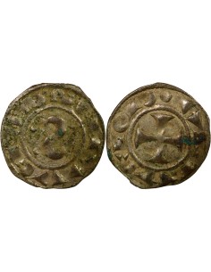 Sienne 1 denier Billon 1180-1200 Sienne