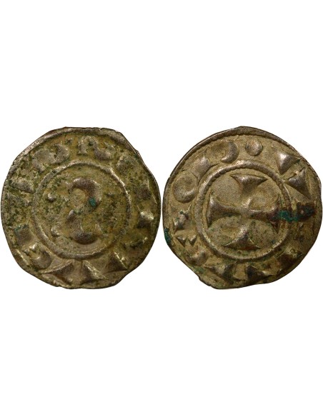 Sienne 1 denier Billon 1180-1200 Sienne