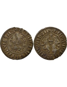 Arménie Levon I Roi assis 1 tram Argent 1198-1219 Kozan / Sis