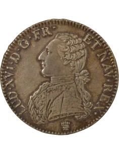 Louis XVI Au Buste Habillé 1 ecu Argent 1790 I Limoges 2