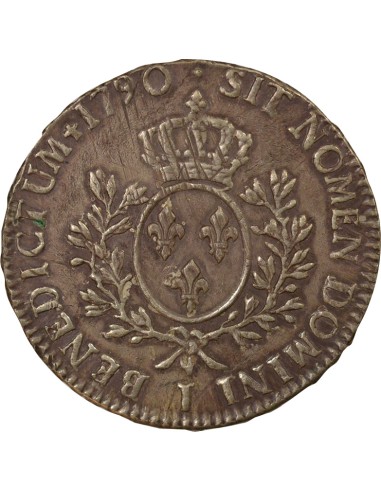 Louis XVI Au Buste Habillé 1 ecu Argent 1790 I Limoges