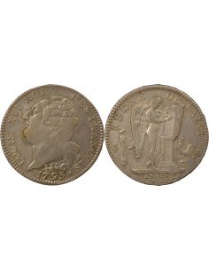 Louis XVI Au Génie 1 ecu Argent 1793 A - Paris