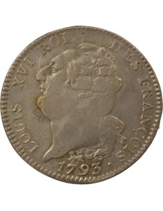 Louis XVI Au Génie 1 ecu Argent 1793 A - Paris 2