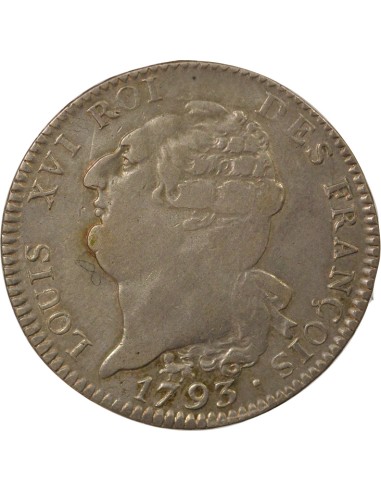 Louis XVI Au Génie 1 ecu Argent 1793 A - Paris
