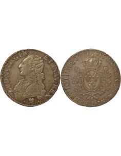 Louis XVI Au Buste Habillé 1 ecu Argent 1787 L Bayonne