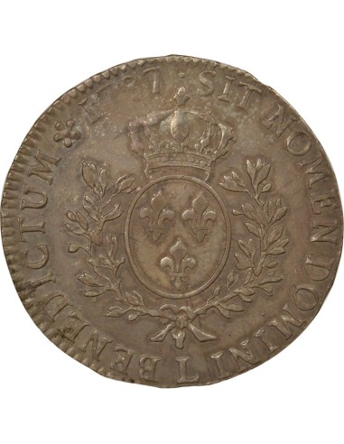 Louis XVI Au Buste Habillé 1 ecu Argent 1787 L Bayonne