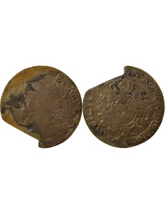 Louis XVI Au Buste Habillé 1 ecu Laiton Argenté I Limoges