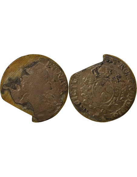 Louis XVI Au Buste Habillé 1 ecu Laiton Argenté I Limoges