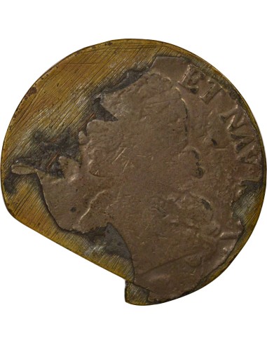 Louis XVI Au Buste Habillé 1 ecu Laiton Argenté I Limoges