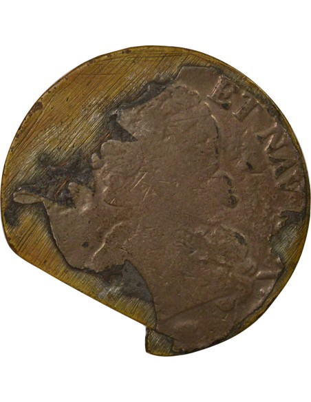 Louis XVI Au Buste Habillé 1 ecu Laiton Argenté I Limoges