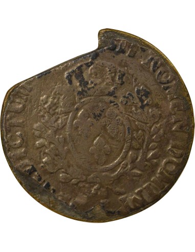 Louis XVI Au Buste Habillé 1 ecu Laiton Argenté I Limoges