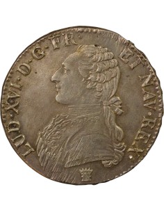 Louis XVI Au Buste Habillé 1 ecu Argent 1791 I Limoges 2