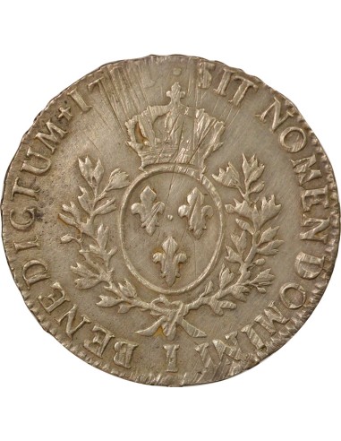 Louis XVI Au Buste Habillé 1 ecu Argent 1791 I Limoges