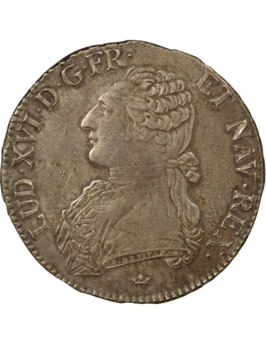 Louis XVI Au Buste Habillé 1 ecu Argent 1788 M Toulouse