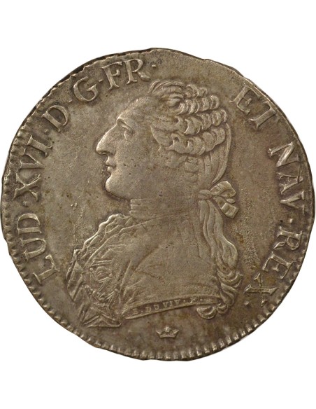 Louis XVI Au Buste Habillé 1 ecu Argent 1788 M Toulouse
