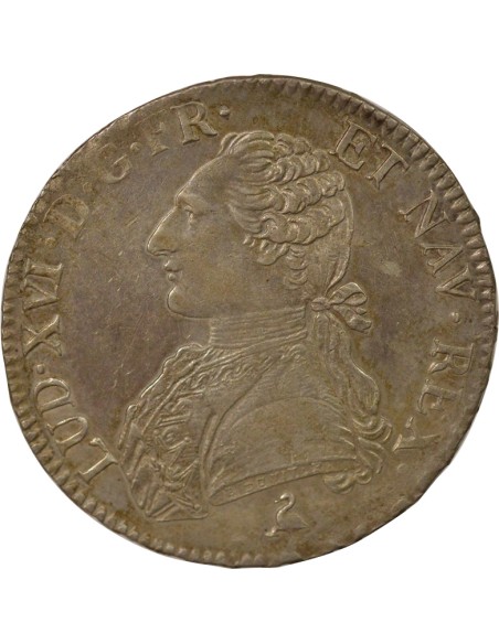 Louis XVI Au Buste Habillé 1 ecu Argent 1784 A - Paris