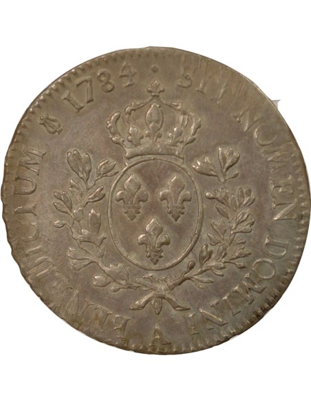 Louis XVI Au Buste Habillé 1 ecu Argent 1784 A - Paris