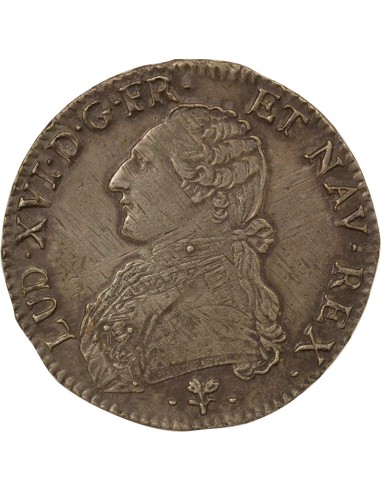 Louis XVI Au Buste Habillé 1 ecu Argent 1789 L Bayonne