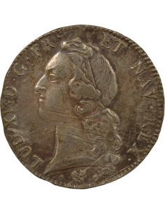 Louis XV Au Bandeau 1 écu Argent 1769 L Bayonne 2