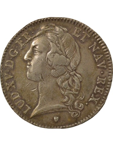 Louis XV Au Bandeau 1 écu Argent 1770 E Tours
