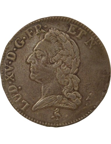 Louis XV A la Vieille Tête 1 écu Argent 1772 A - Paris