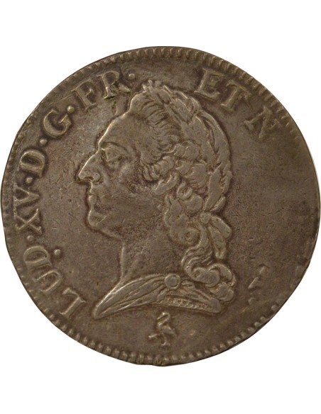 Louis XV A la Vieille Tête 1 écu Argent 1772 A - Paris