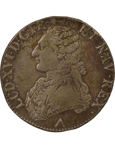 Louis XVI Au Buste Habillé 1 ecu Argent 1778 W Lille