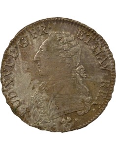 Louis XVI Au Buste Habillé 1 ecu Argent 1776 L Bayonne 2