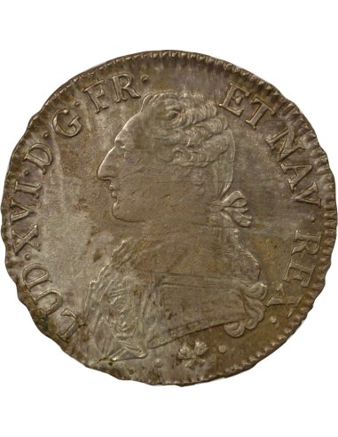 Louis XVI Au Buste Habillé 1 ecu Argent 1776 L Bayonne