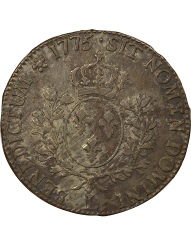 Louis XVI Au Buste Habillé 1 ecu Argent 1775 L Bayonne