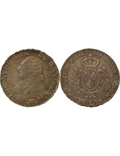 Louis XVI Au Buste Habillé 1 ecu Argent 1782 L Bayonne