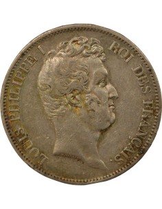 Louis-Philippe Ier Tr. en Relief 5 francs Argent 1830 A - Paris 2
