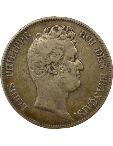Louis-Philippe Ier Tr. en Creux 5 francs Argent 1830 A - Paris