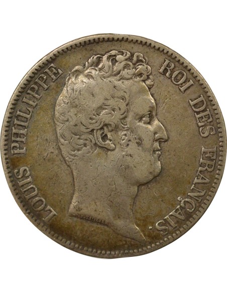Louis-Philippe Ier Tr. en Creux 5 francs Argent 1830 A - Paris