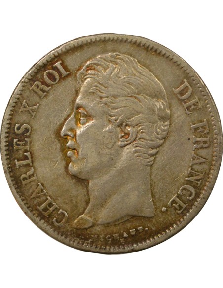 Tr. en Creux 5 francs Argent 1830 A - Paris