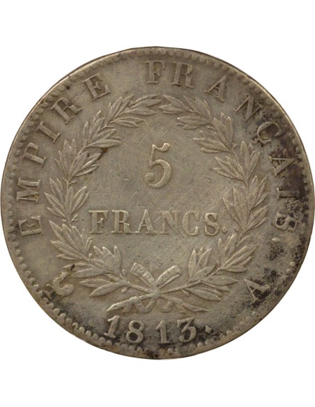 Roi d'Italie Empire 5 francs Argent 1813 A - Paris