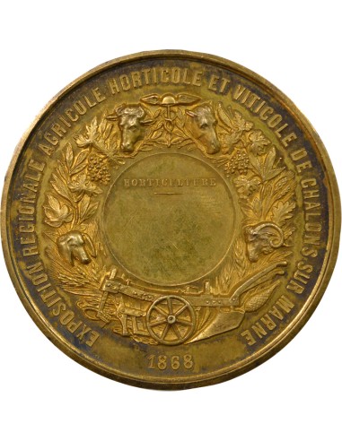 Napoléon III Exposition 1 jeton Vermeil 1868 A Paris