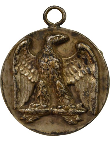 Roi d'Italie aigle impérial 1 jeton Bronze Argenté XXe Siècle