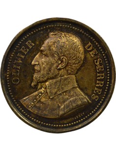 Olivier de Serres Exposition d'Horticulture 1 jeton Argent 1896 2