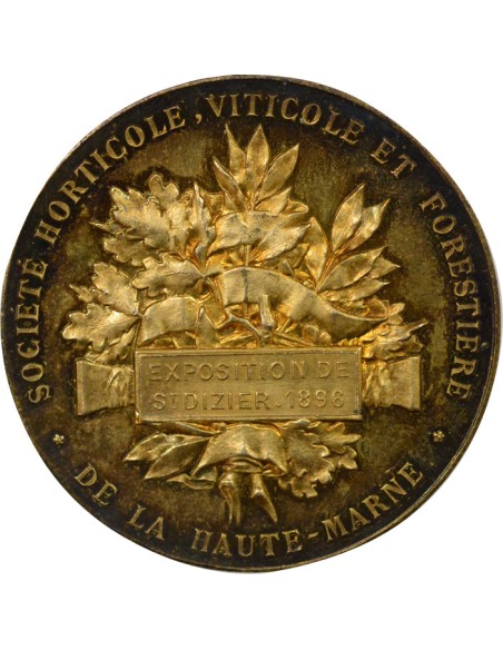 Olivier de Serres Exposition d'Horticulture 1 jeton Argent 1896